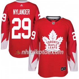 Toronto Maple Leafs Trikot William Nylander 29 Adidas 2017-2018 Rot Alternate Authentic - Herren